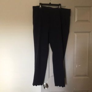 Banana Republic Avery fit navy blue ankle pants